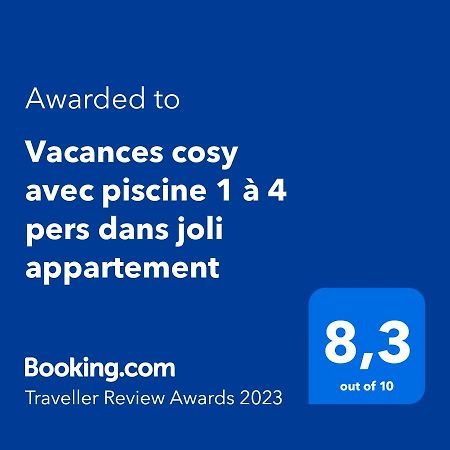 Vacances Avec Piscine Et Entree Autonome Dans Jolie Appartement Jusqu'A 4 Personnes Sérignan Exterior photo